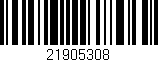Código de barras (EAN, GTIN, SKU, ISBN): '21905308'