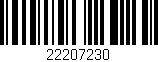 Código de barras (EAN, GTIN, SKU, ISBN): '22207230'