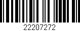 Código de barras (EAN, GTIN, SKU, ISBN): '22207272'