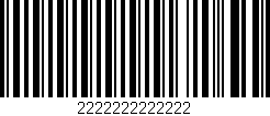 Código de barras (EAN, GTIN, SKU, ISBN): '2222222222222'