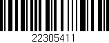 Código de barras (EAN, GTIN, SKU, ISBN): '22305411'