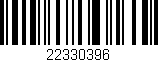 Código de barras (EAN, GTIN, SKU, ISBN): '22330396'
