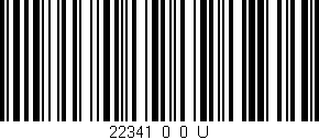 Código de barras (EAN, GTIN, SKU, ISBN): '22341_0_0_U'