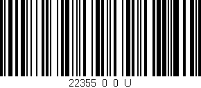 Código de barras (EAN, GTIN, SKU, ISBN): '22355_0_0_U'