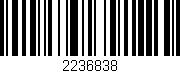 Código de barras (EAN, GTIN, SKU, ISBN): '2236838'