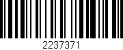 Código de barras (EAN, GTIN, SKU, ISBN): '2237371'