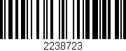 Código de barras (EAN, GTIN, SKU, ISBN): '2238723'