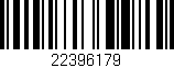 Código de barras (EAN, GTIN, SKU, ISBN): '22396179'