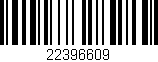 Código de barras (EAN, GTIN, SKU, ISBN): '22396609'