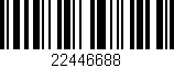 Código de barras (EAN, GTIN, SKU, ISBN): '22446688'