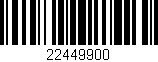 Código de barras (EAN, GTIN, SKU, ISBN): '22449900'
