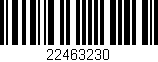 Código de barras (EAN, GTIN, SKU, ISBN): '22463230'