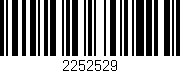 Código de barras (EAN, GTIN, SKU, ISBN): '2252529'