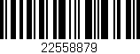 Código de barras (EAN, GTIN, SKU, ISBN): '22558879'