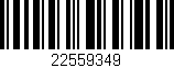 Código de barras (EAN, GTIN, SKU, ISBN): '22559349'