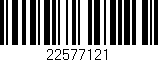 Código de barras (EAN, GTIN, SKU, ISBN): '22577121'