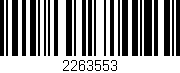 Código de barras (EAN, GTIN, SKU, ISBN): '2263553'