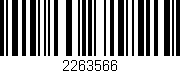 Código de barras (EAN, GTIN, SKU, ISBN): '2263566'