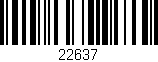 Código de barras (EAN, GTIN, SKU, ISBN): '22637'