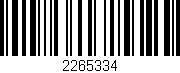 Código de barras (EAN, GTIN, SKU, ISBN): '2265334'