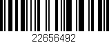 Código de barras (EAN, GTIN, SKU, ISBN): '22656492'