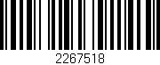Código de barras (EAN, GTIN, SKU, ISBN): '2267518'