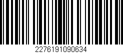 Código de barras (EAN, GTIN, SKU, ISBN): '2276191090634'