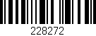 Código de barras (EAN, GTIN, SKU, ISBN): '228272'
