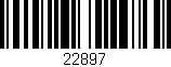 Código de barras (EAN, GTIN, SKU, ISBN): '22897'