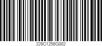 Código de barras (EAN, GTIN, SKU, ISBN): '228C1256G002'
