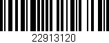 Código de barras (EAN, GTIN, SKU, ISBN): '22913120'