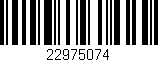 Código de barras (EAN, GTIN, SKU, ISBN): '22975074'
