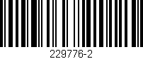 Código de barras (EAN, GTIN, SKU, ISBN): '229776-2'