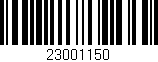 Código de barras (EAN, GTIN, SKU, ISBN): '23001150'