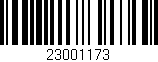 Código de barras (EAN, GTIN, SKU, ISBN): '23001173'