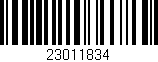 Código de barras (EAN, GTIN, SKU, ISBN): '23011834'