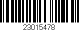 Código de barras (EAN, GTIN, SKU, ISBN): '23015478'