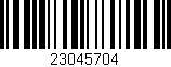 Código de barras (EAN, GTIN, SKU, ISBN): '23045704'