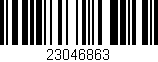 Código de barras (EAN, GTIN, SKU, ISBN): '23046863'