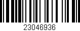 Código de barras (EAN, GTIN, SKU, ISBN): '23046936'