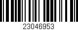 Código de barras (EAN, GTIN, SKU, ISBN): '23046953'