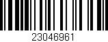 Código de barras (EAN, GTIN, SKU, ISBN): '23046961'