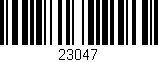 Código de barras (EAN, GTIN, SKU, ISBN): '23047'