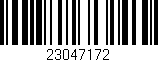 Código de barras (EAN, GTIN, SKU, ISBN): '23047172'