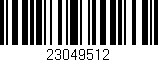 Código de barras (EAN, GTIN, SKU, ISBN): '23049512'