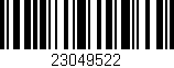 Código de barras (EAN, GTIN, SKU, ISBN): '23049522'