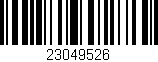 Código de barras (EAN, GTIN, SKU, ISBN): '23049526'