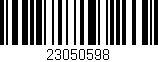 Código de barras (EAN, GTIN, SKU, ISBN): '23050598'