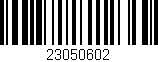 Código de barras (EAN, GTIN, SKU, ISBN): '23050602'