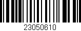 Código de barras (EAN, GTIN, SKU, ISBN): '23050610'